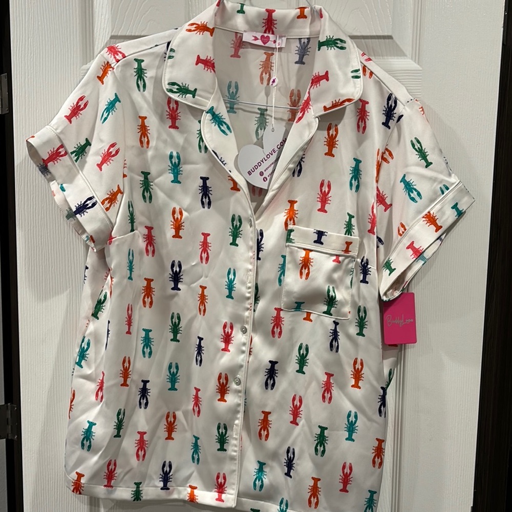 BuddyLove Lobster Print Pj’s